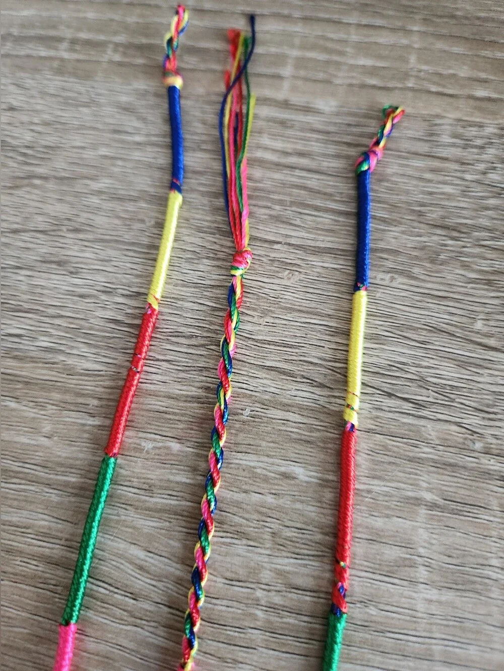 Set Of 3 Handmade Friendship Bracelets